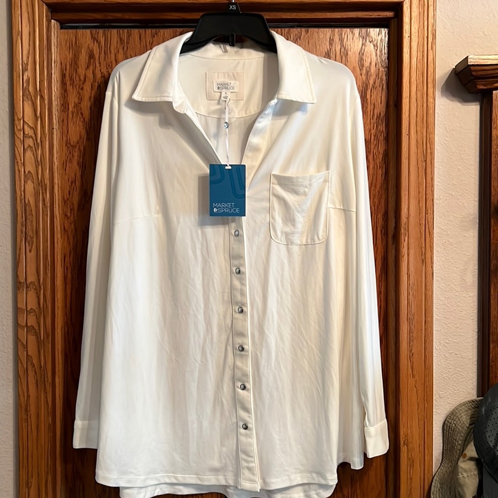 Button Down Knit Top by Market & Spruce